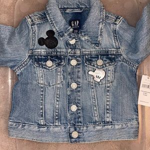 Baby Gap Jean Jacket w/mickey patch.